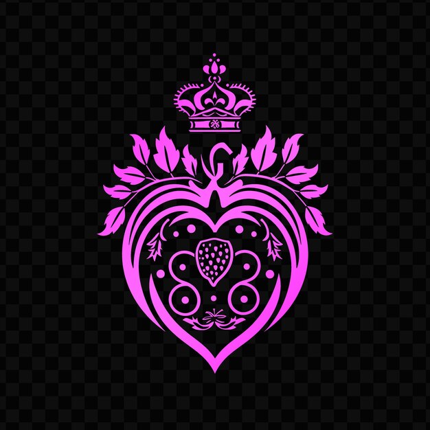 PSD psd vector tantalizing passion fruit emblem logo with decorative vine creative design tattoo arts