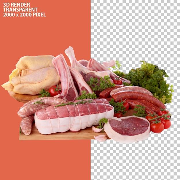 PSD verse kip boti tikka kabab kebab malai broast kip grill seekh rauw vlees