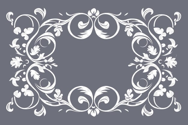 Psd vintage en monochrome cnc frames vector en die cut ontwerpen voor unieke home decor outline