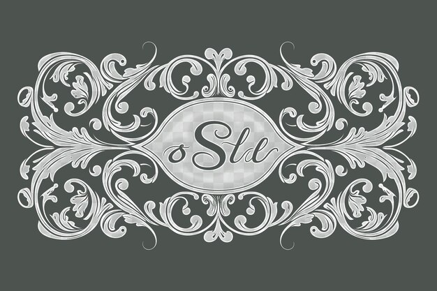 PSD psd vintage en monochrome cnc frames vector en die cut ontwerpen voor unieke home decor outline