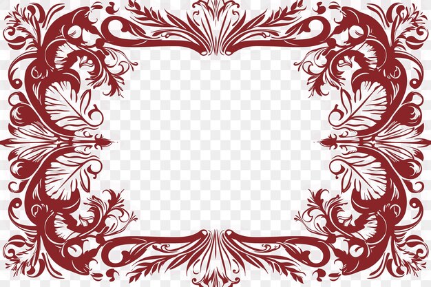 PSD psd vintage e monochrome cnc frames vector e die cut designs per un contorno di decorazione domestica unico