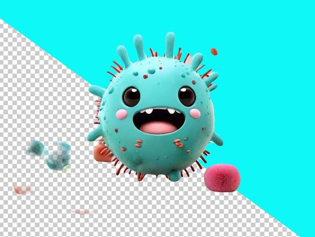 Psd of a virus monster