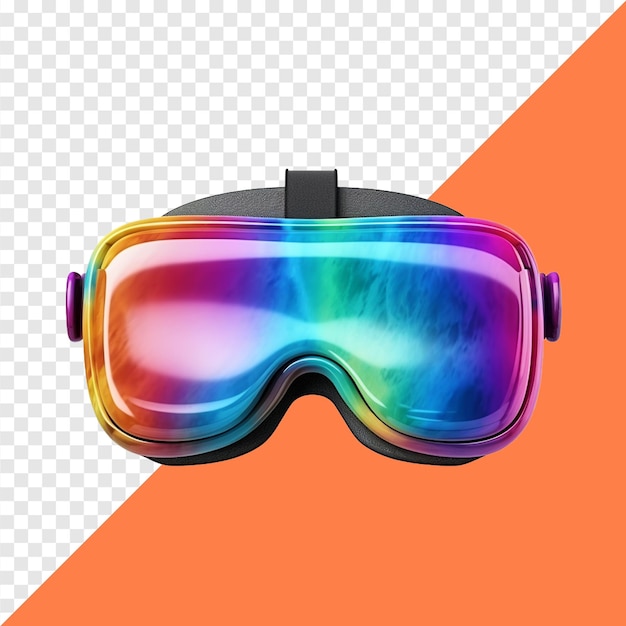 PSD psd vr glasses on isolated background