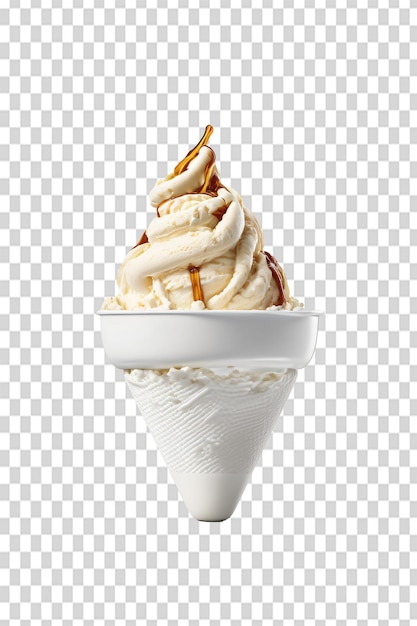 PSD psd waffle cone ice cream la vista dell'estate