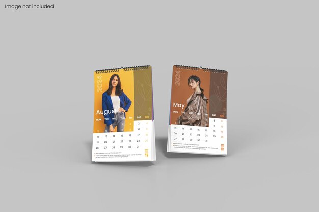 PSD mockup di calendario da parete psd