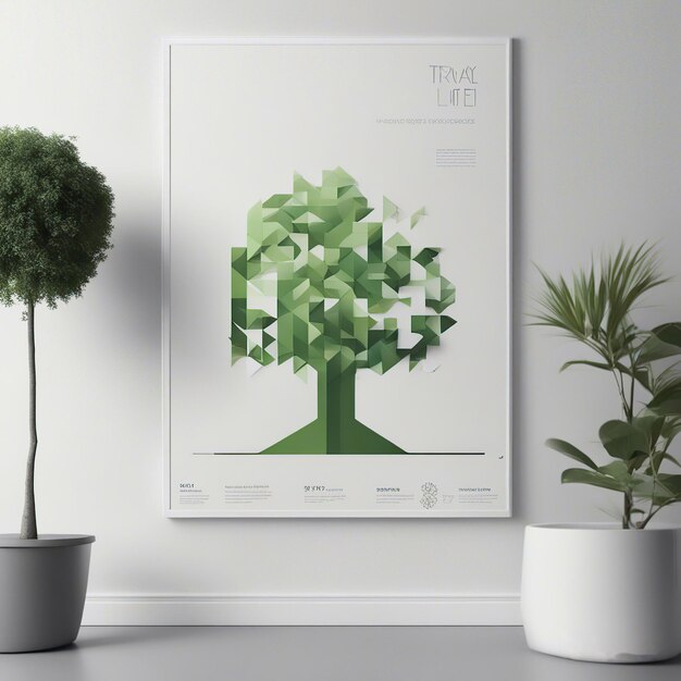 PSD wall poster mockup free download