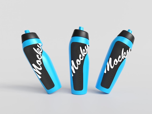 Psd water bottle mockup