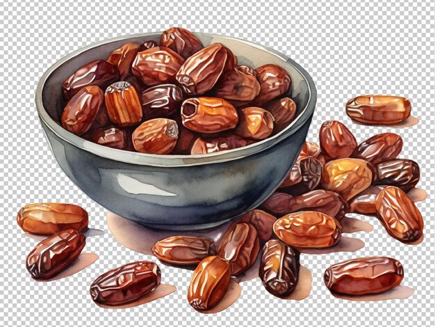 PSD psd of a water color art of a dates