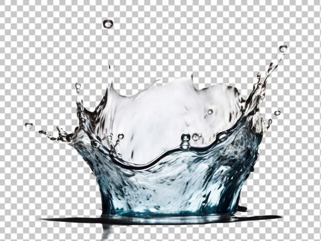 PSD psd of a water liquid splash