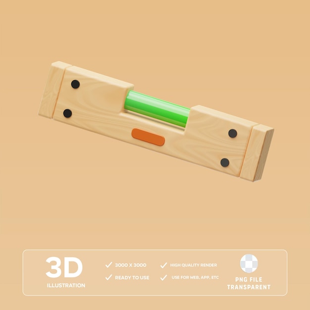 PSD 워터 패스 3D 일러스트레이션