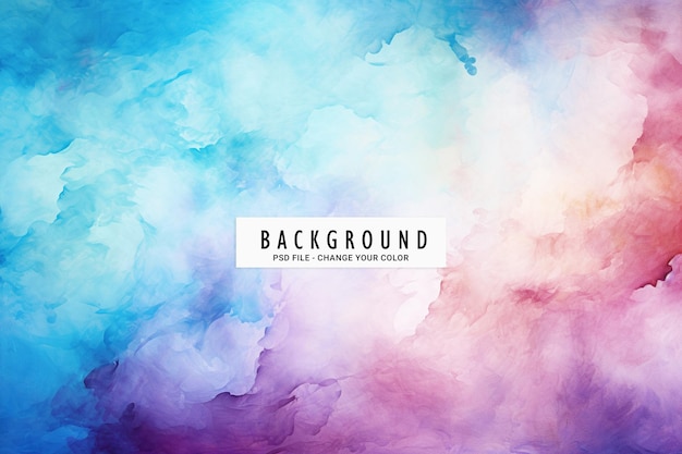 Psd watercolor background with white pattern background