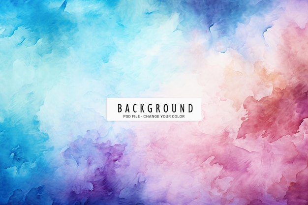Psd watercolor background with white pattern background