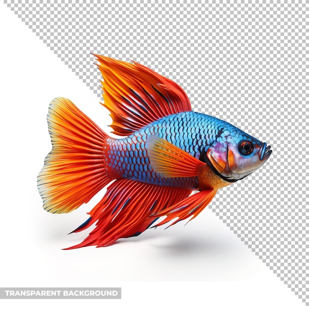 PSD psd watercolor fish isolated without background