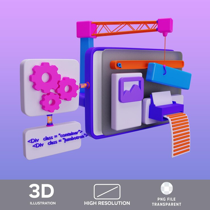 PSD psd веб-программирование 3d иллюстрация