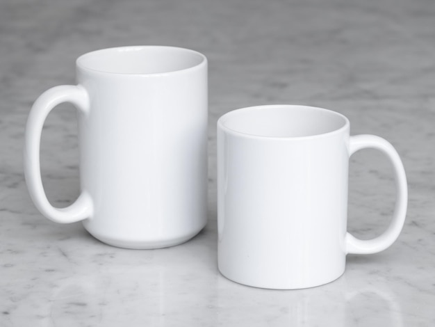 PSD psd white ceramic mug mockup