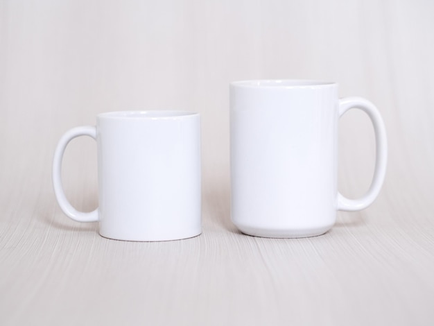 PSD white ceramic mug mockup