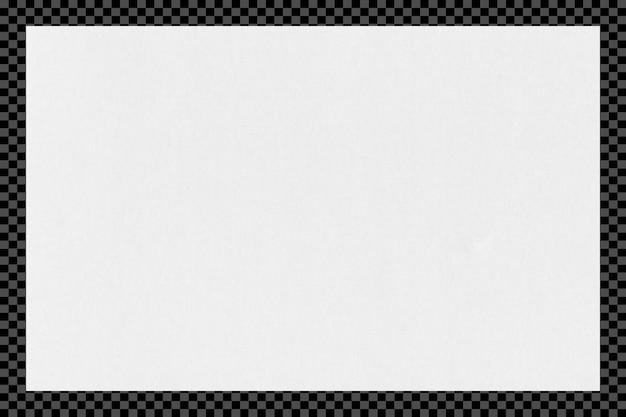 psd white paper texture on transparent background