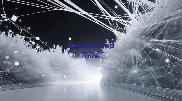 Psd white technology network background tech digital it connection internet white texture