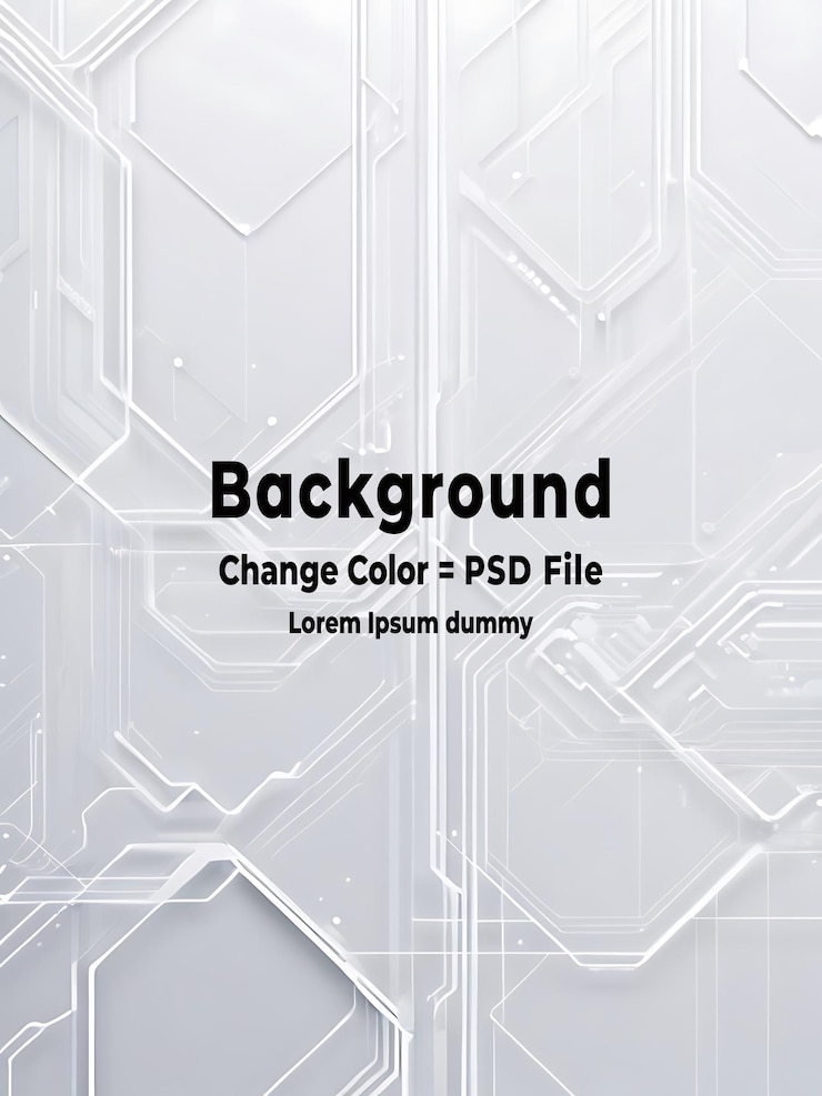 PSD psd white technology network background tech digital it połączenie z internetem white texter