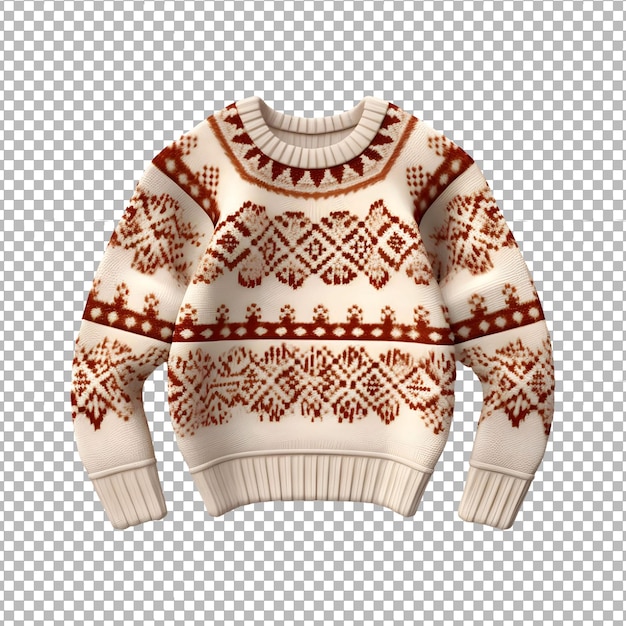 PSD psd winter_sweater isolated on transparent background png cutout