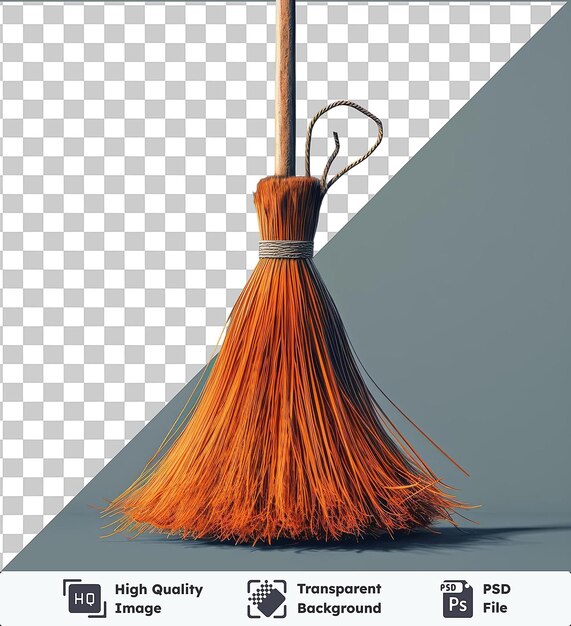 PSD psd with transparent broom