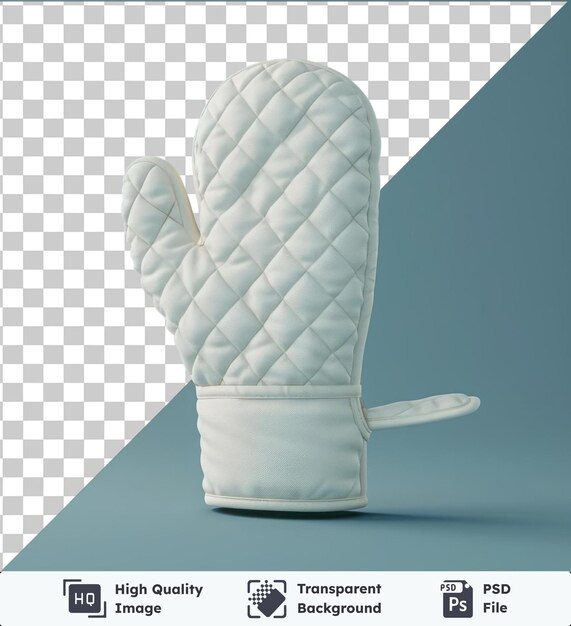 PSD psd with transparent oven mitt