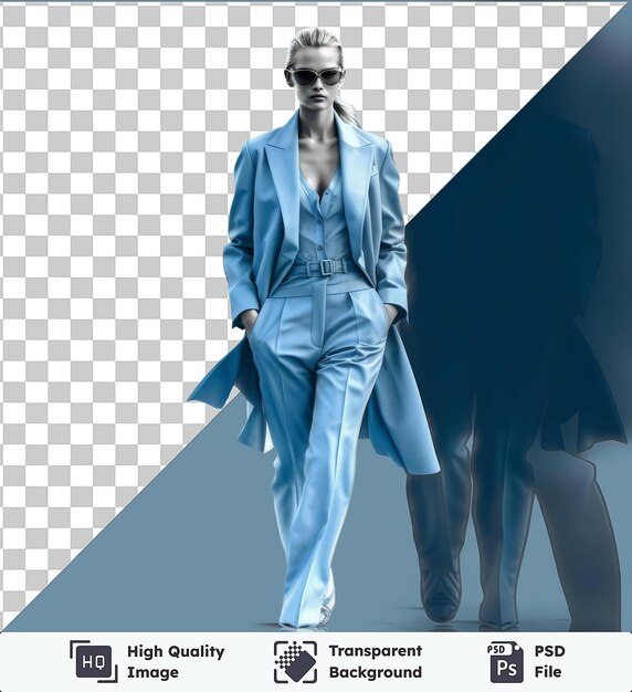 PSD psd with transparent realistic photographic fashion model_s runway