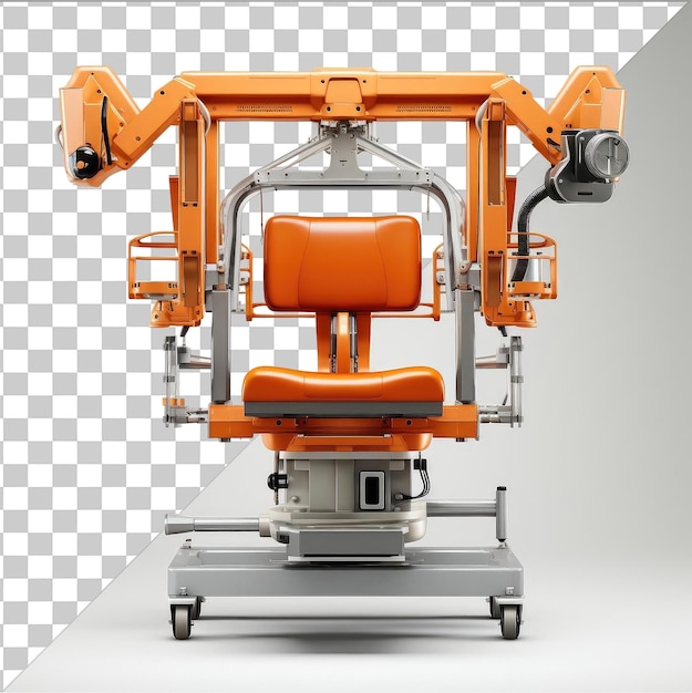 PSD psd with transparent realistic photographic x ray technician _ s x ray machine 3d rendering