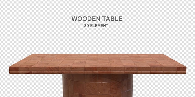 PSD psd wood table top 3d