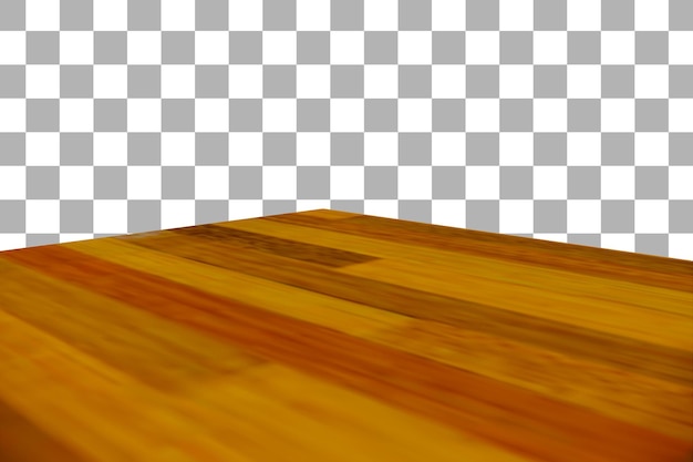 透明に分離された psd 木製テーブル トップ