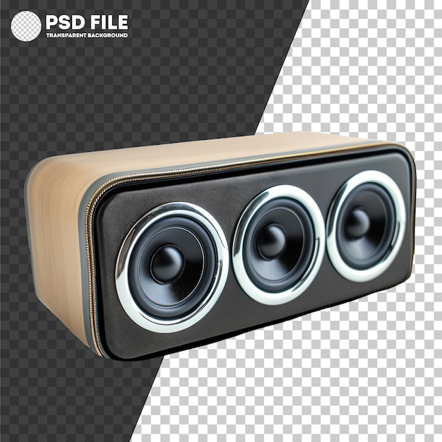 psd wooden bluetooth speaker with dual drivers