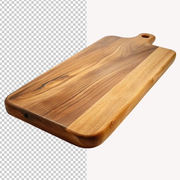 PSD psd of a wooden board on transparent background