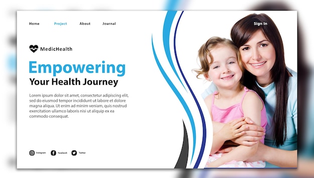 PSD world health day horizontal banner template