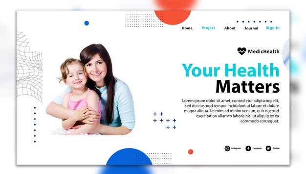 PSD world health day horizontal banner template