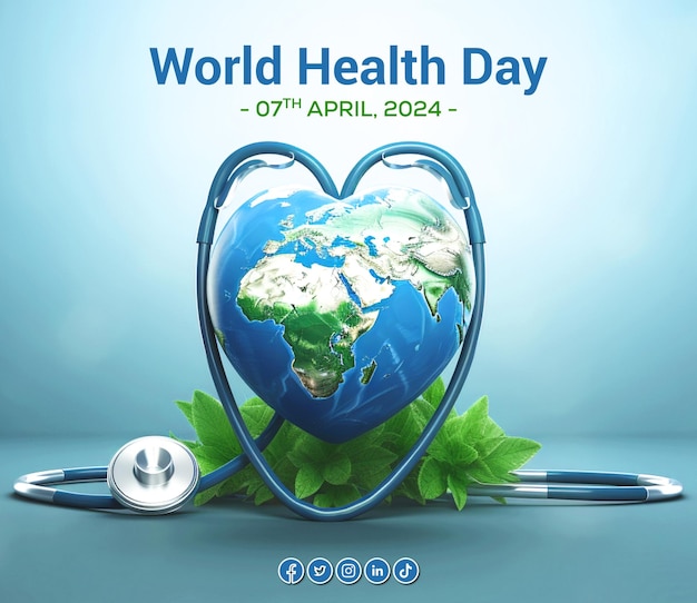 PSD psd world health day social media post template banner