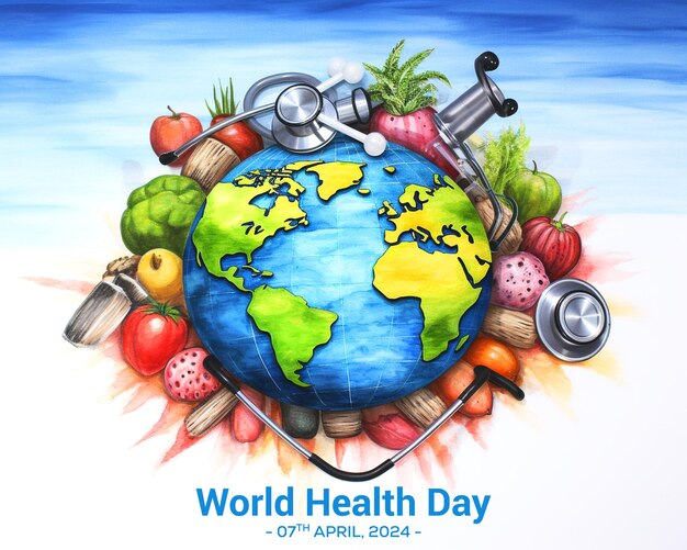 PSD psd world health day social media post template