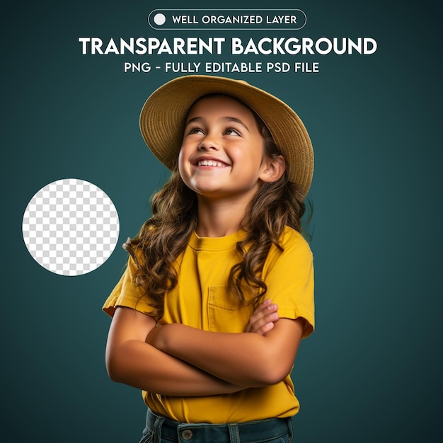 psd young farmer girl transparent png