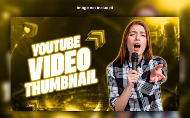 PSD psd youtube thumbnail design