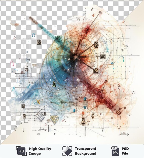 Psd Z Przezroczystymi Realistycznymi Fotograficznymi Równaniami Fizyka Kwantowego