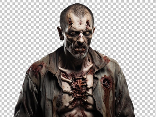 Psd of a zombie man