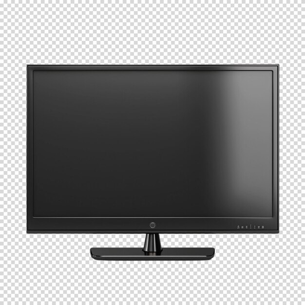 Public television day and monitor isolated on transparent background