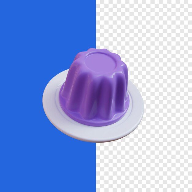 PSD pudding 3d-pictogram