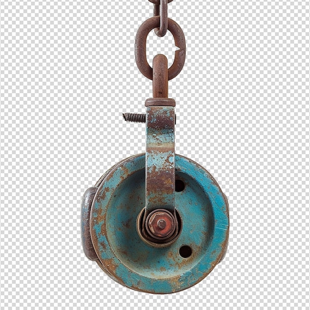 Pulley isolated on transparent background