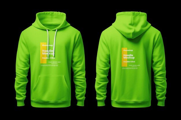 Pullover hoodie sweatshirt mockup