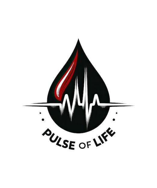 PSD pulse of life świadomość darowizny krwi tee