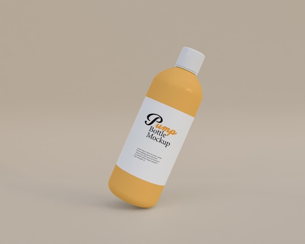 PSD pump bottle mockup plastics