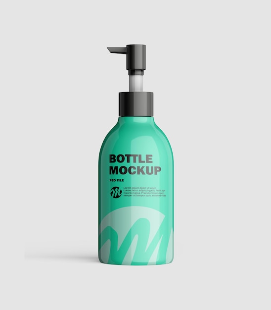 Pump Bottle Mockup