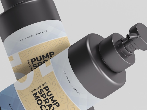 PSD pump bottle mockup