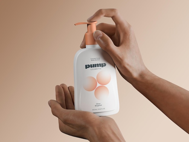 pump cosmetics citrus bergamot body lotion