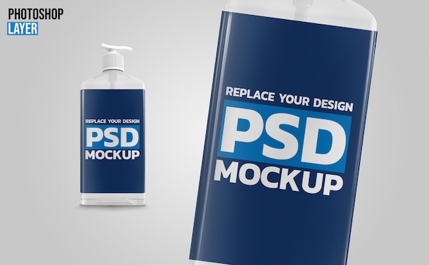 PSD ポンプジェルボトルモックアップ